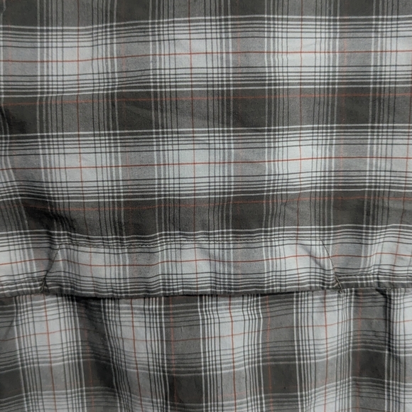 Red head Brand Co. Short Sleeve Shirt Sx 3X Collared Plaid Gray - Picture 9 of 10